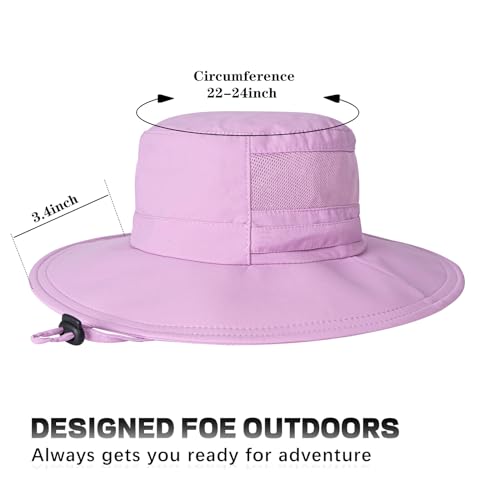 Unisex Adult Purple Fishing Hat (Purple)