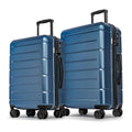 Luggage Sets 2 Piece Suitcase Set Hardshell 20 inch (Light blue / 2-Piece Set (20/24))