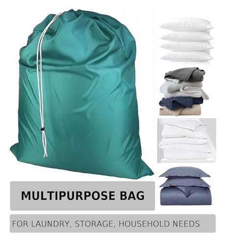 Jumbo 100% Heavy Nylon Laundry Bag (GREEN)