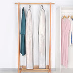 Leather Jacket Coat Storage Bags Dress Bags for Gowns Long 60 in (60"-4pcs)