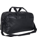 Port Stanley 20" Duffel Bag Pebbled Vegan Leather Carry (15" Laptop / Black)