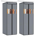Garment Bags for Hanging Clothes Hanging Storage Bags 54 in (Grey / 54"-2 Pack)