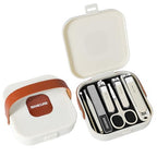 Nail Clipper Set for Men and Women (Beige)