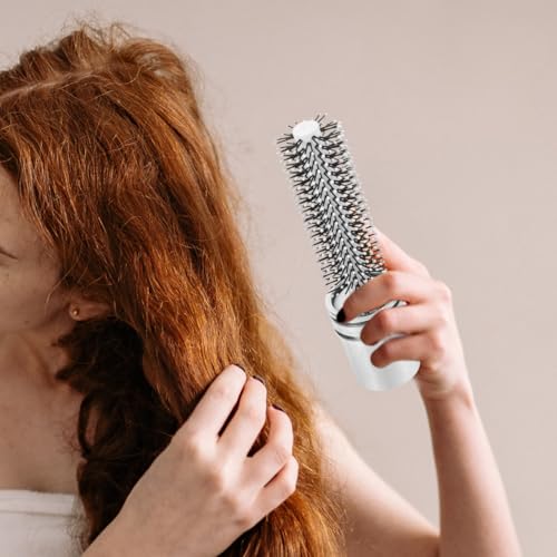 Retractable Hair Brush for Women (White)