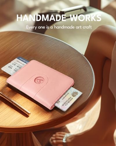 Passport Holder for Travel (Soft Pink)