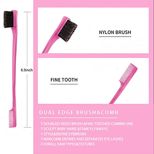 Hair Styling Brush Set (Pink-12pcs)