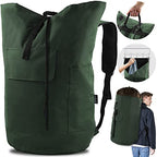 Laundry Bag Backpack 125L Extra Large (Army Green)