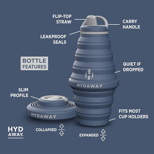 25oz Collapsible Water Bottle (Seaside)