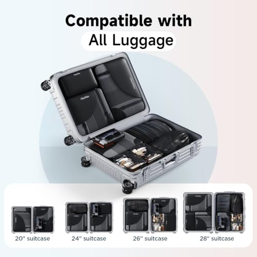 Packing Cubes for Travel (03 Black)