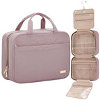 Travel Toiletry Bag for women (Extra-Large / Peach Pink)