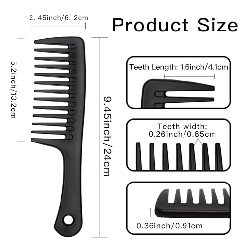 Wide Tooth comb (Pink，Blue，Purple)