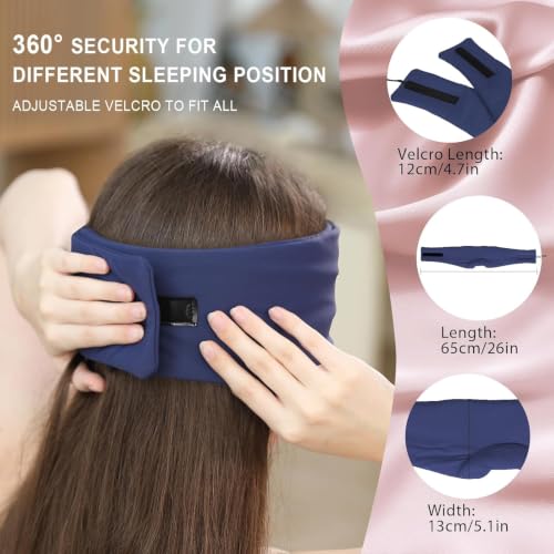 Sleep Mask with Bluetooth Headphones (Navy)