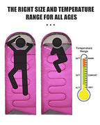 Sleeping Bags for Adults Women Backpacking Lightweight Waterproof (3.3lb Purple)