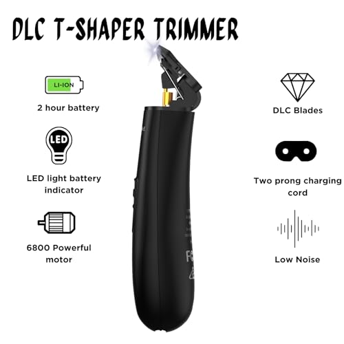 T Shaper Cordless Beard & Hair Trimmer for Men ST5206 (Black Dlc)