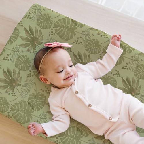 Changing Pad Covers for Baby (Giraffe Foliage / 32x16x5 Inch)