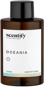 Scentify Oceania Aroma Oil Refill Scent for Oil Diffusers - Orange, Apple, White Tea, Lavender Scents - Luxurious Relaxing Aromatherapy Diffuser Fragrance 100ml, 3.38 oz