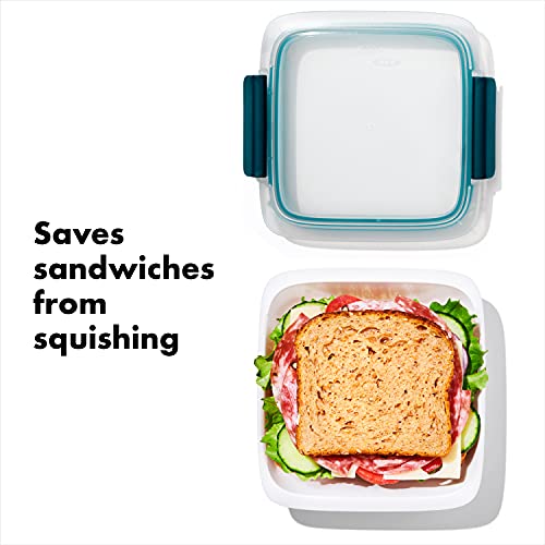 Good Grips Prep & Go Food Storage Sandwich Container (Sandwich Container / Teal)