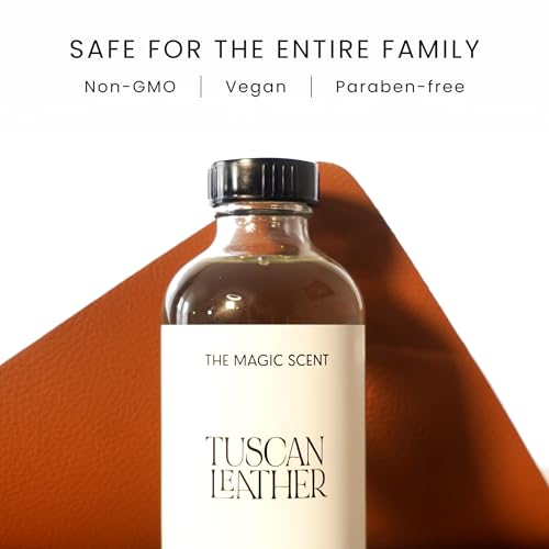 Tuscan Leather Diffuser Oil Scents for Home (16.9 Fl Oz (Pack of 1))