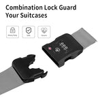 Luggage Straps (Cross-Red / Combination Lock Strap)