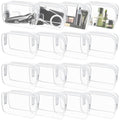 16 Pieces Clear Makeup Bags Bulk (16pcs White M)
