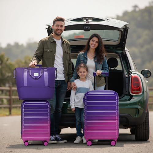 Luggage Sets 5 Piece (Midnight Berry / 5 Piece Set (20/24/28/DB/TB))
