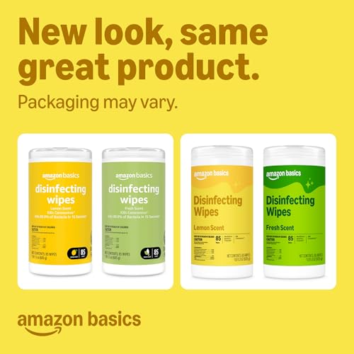 Disinfecting Wipes (4Pack--2 Lemon, 2 Fresh / 85 Count (Pack of 4))