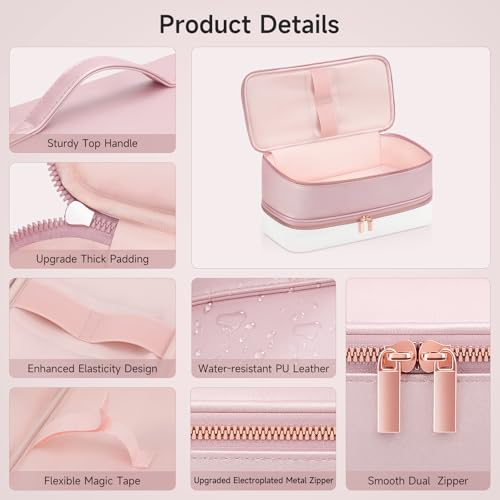 Travel Hair Dryer Case for Shark Glam (Pink)