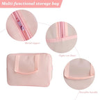 Travel Clear TPU Bag (Pale pink)