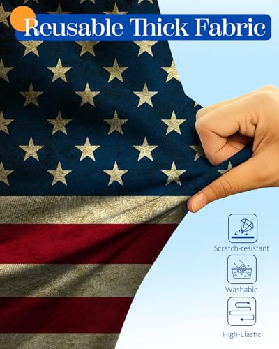 Luggage Cover for Suitcase Tsa Approved Protector (Large (28-30 inches) / Flag)