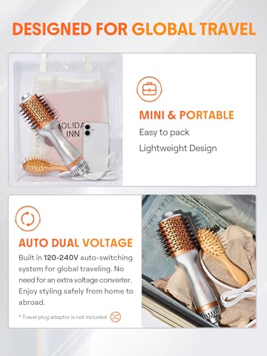 Hair Mini Blow Dryer Brush (Mini)