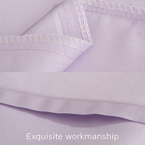 Toddler Pillows with Pillowcases Set (Light Purple (Cotton) / 13x18 Inch (Pack of 2))