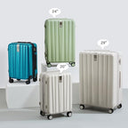 Expandable Hard Shell Luggage Sets (3 Pc Set EXT (20/24/29) / Caribbean Blue)
