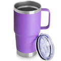 20oz Tumbler with Lid (Purple / 20 Ounces)