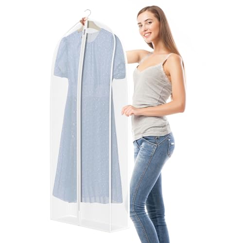 Garment Bags for Fur Coat Suit Bags for Closet Storage 50 in (50"-4pack)