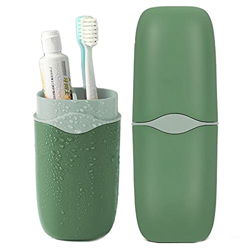 Detachable Travel Toothbrush Holder (Green)