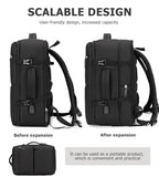 2 pcs PC Aluminum Frame Carry On Luggage Set (2/p set Ivory White zipperless (w/ laptop bag) / 20.8")