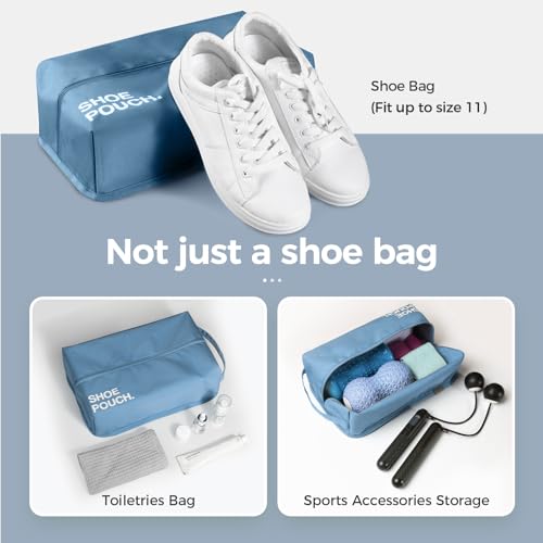 Stylish Shoe Bag for Travel (Dark Blue / Regular)