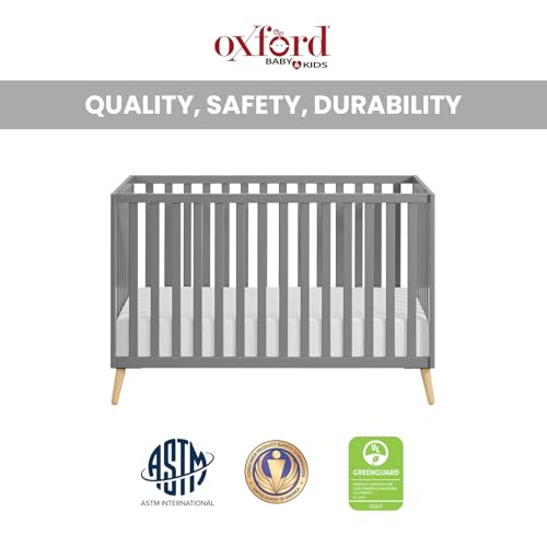 Cozy Nest Convertible Island Crib (Dove Gray/Natural)