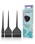 3 Pack Hair Color Brush Set (Black)