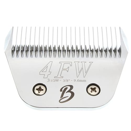 Detachable A Series Wide 4f Blade Dog Grooming Cuts Length 3 3 (4FW (3 3/8" - 9.6mm))