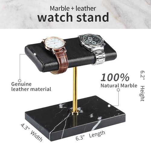 Watch stand watch display stand watch holder watch Handcrafted watch holder (black/glod/black)