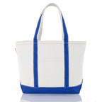 Medium Classic Canvas Tote Bag for Women (Royal Blue)