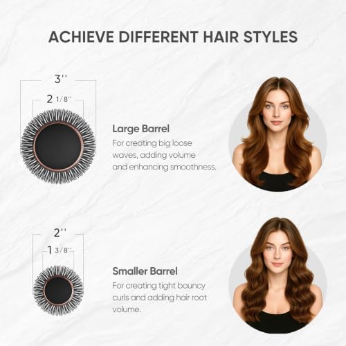 Round Brush for Blow Drying (1.3inch&2.1 Inch)