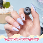 Beetles Blue Gel Nail Polish (D - Pastel Blue | Blueberry Smoothie)