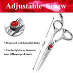 5.0 inch Silver Barber Hair Cutting Scissors (5 Inch (Pack of 1))