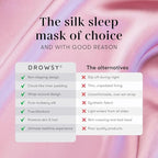 Silk Sleep Mask (Damask Rose / 1 Count (Pack of 1))