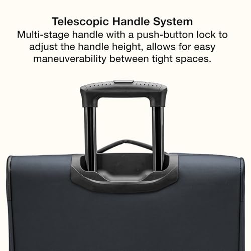 Anzio Softside Expandable Spinner Luggage (Dark Grey / 26-Inch Medium)