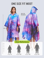 Double Layer Rain Poncho (Universe)