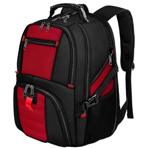Large Laptop Backpack for Women (18.4 Inch / Red)