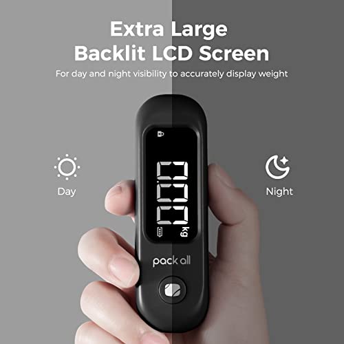 Digital Luggage Scale for Travel (Black)